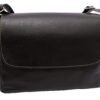 Bolsa Couro Legitimo Transversal Feminina Tampa Divisões Social - Thumbnail Image 10