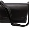 Bolsa Couro Legitimo Transversal Feminina Tampa Divisões Social - Thumbnail Image 1