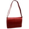 Bolsa Couro Legitimo Transversal Feminina Tampa Divisões Social - Thumbnail Image 7