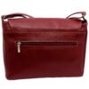 Bolsa Couro Legitimo Transversal Feminina Tampa Divisões Social - Thumbnail Image 4