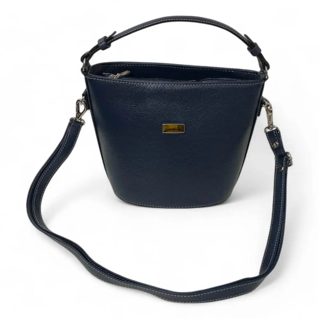 Bolsa Couro Legitimo Feminina Transversal Ombro Duas Alças - Imagem 18