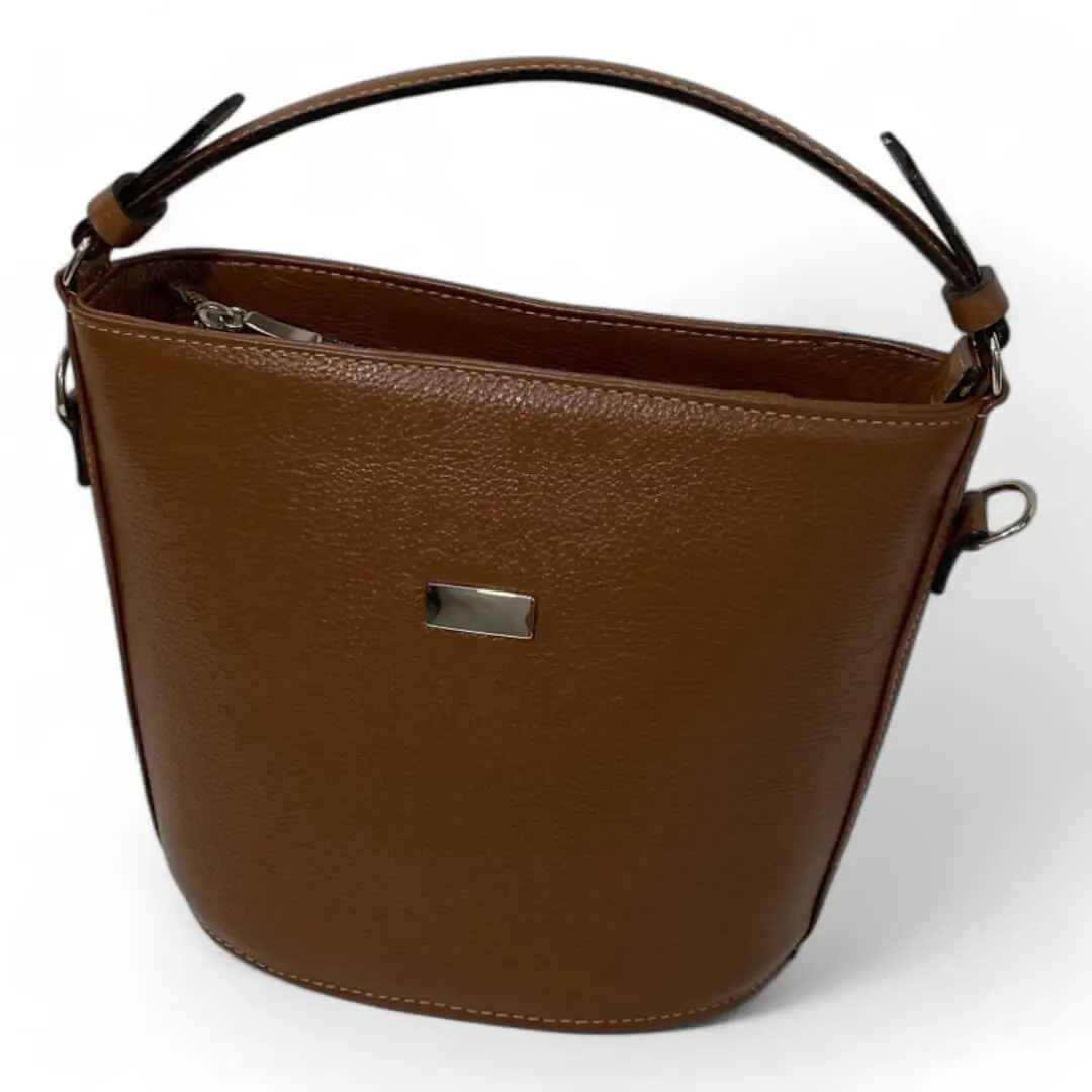 Bolsa Couro Legitimo Feminina Transversal Ombro Duas Alças - Imagem 15
