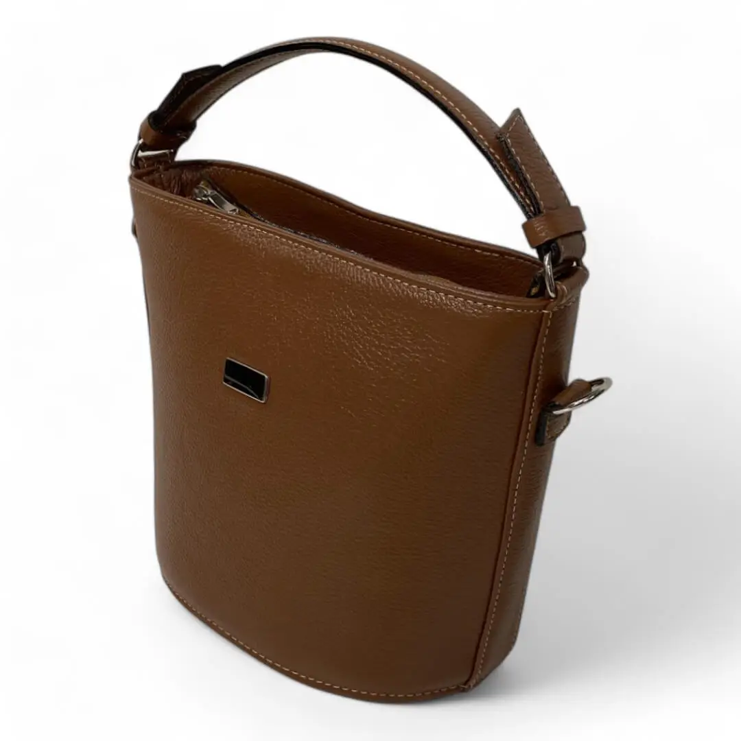 Bolsa Couro Legitimo Feminina Transversal Ombro Duas Alças - Imagem 16
