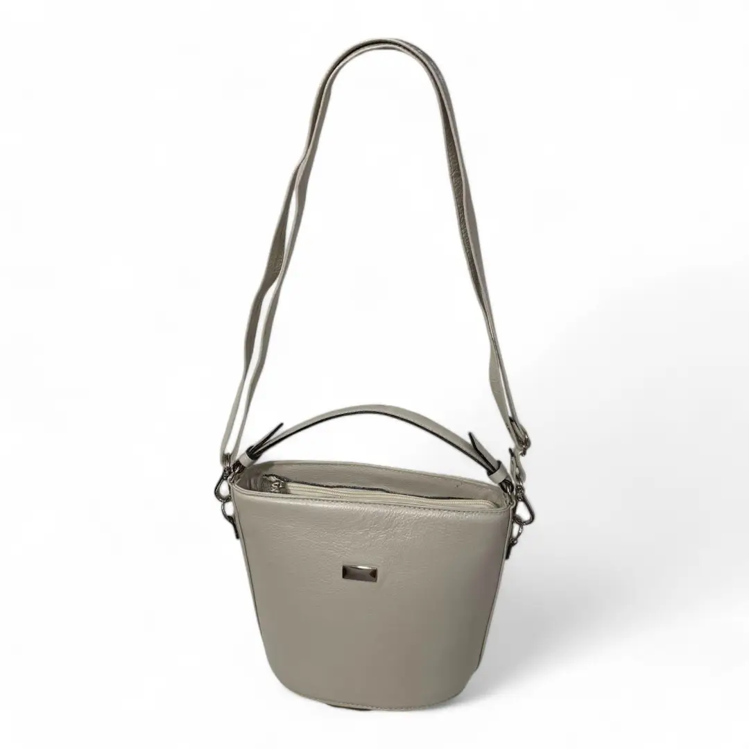 Bolsa Couro Legitimo Feminina Transversal Ombro Duas Alças - Imagem 7