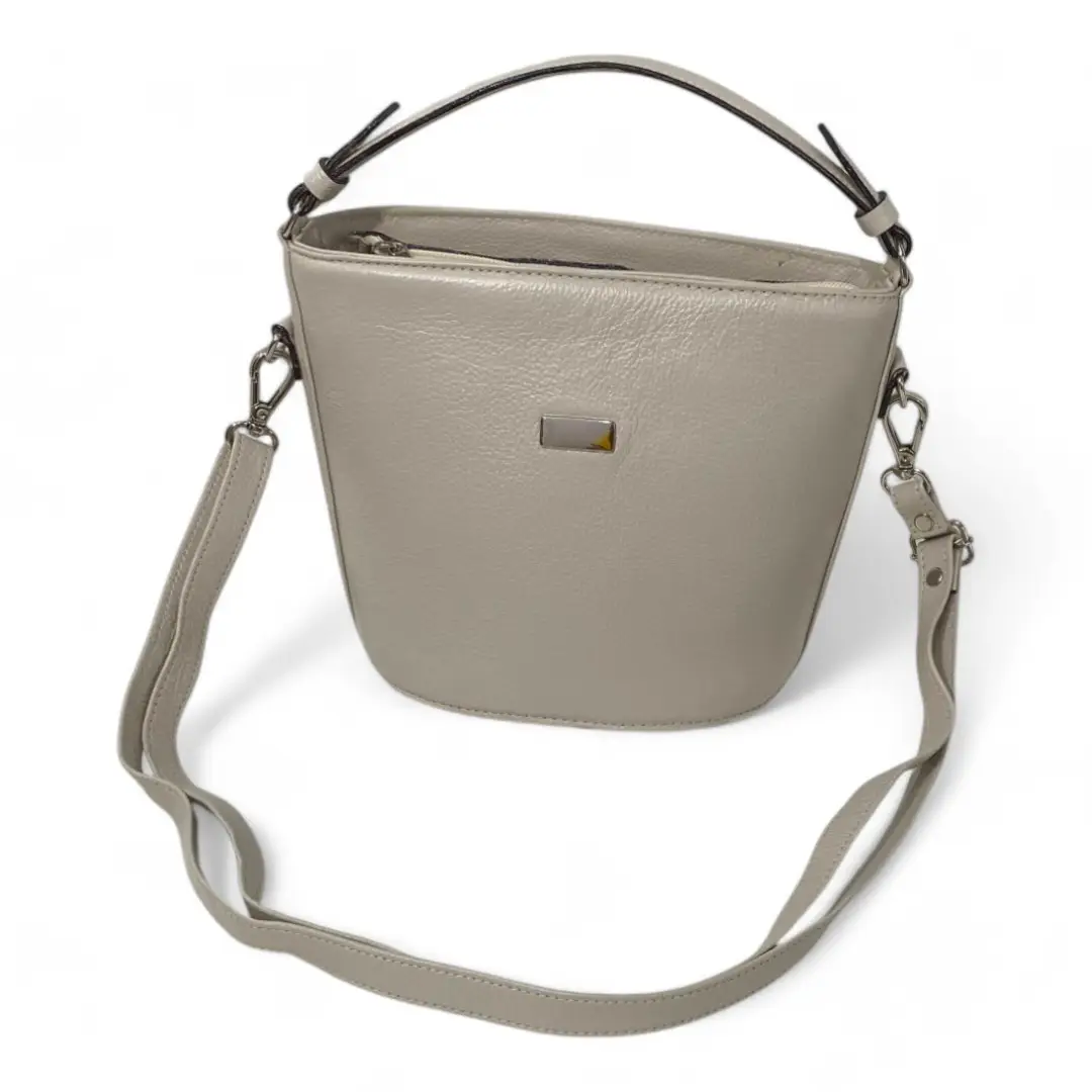 Bolsa Couro Legitimo Feminina Transversal Ombro Duas Alças - Imagem 8