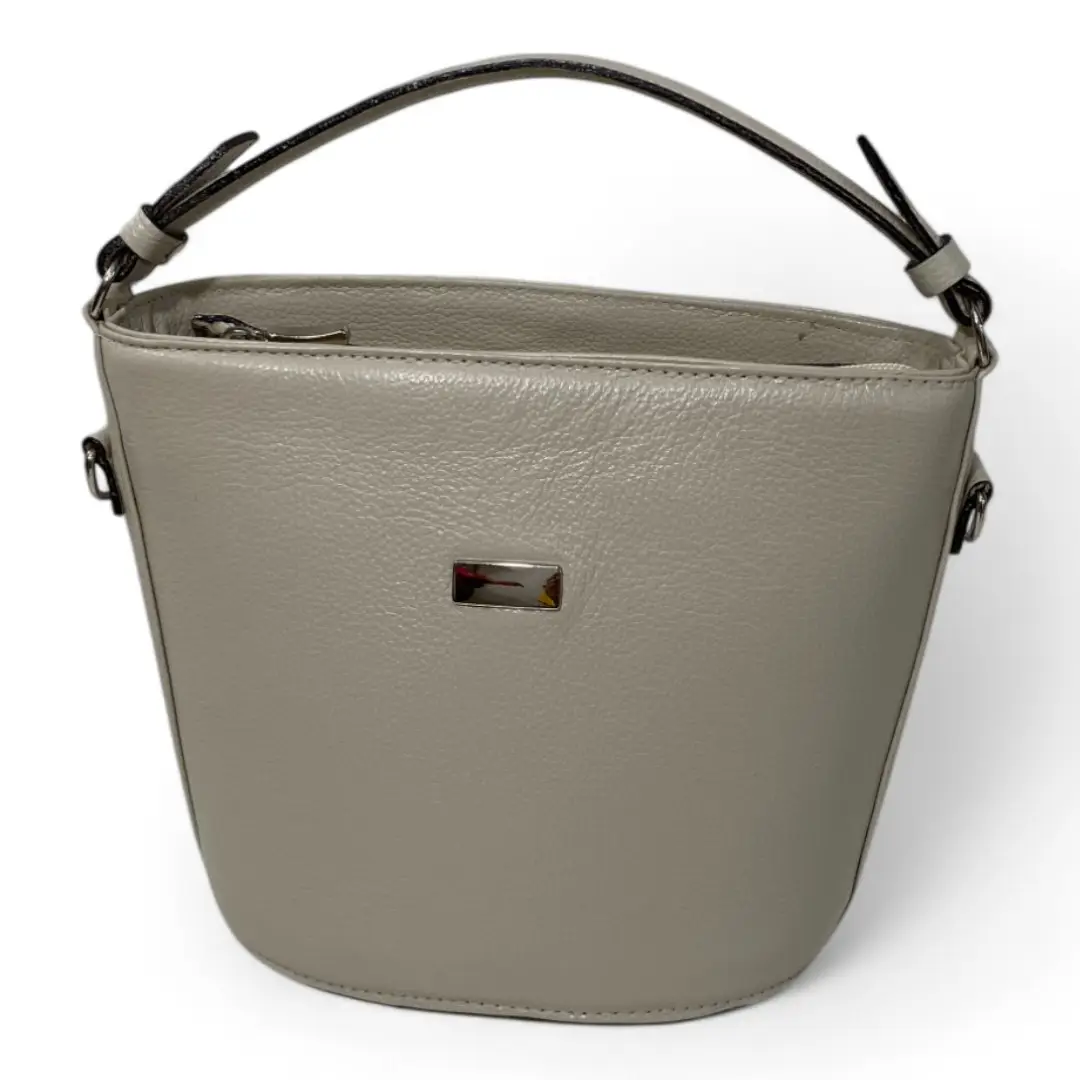 Bolsa Couro Legitimo Feminina Transversal Ombro Duas Alças - Imagem 9