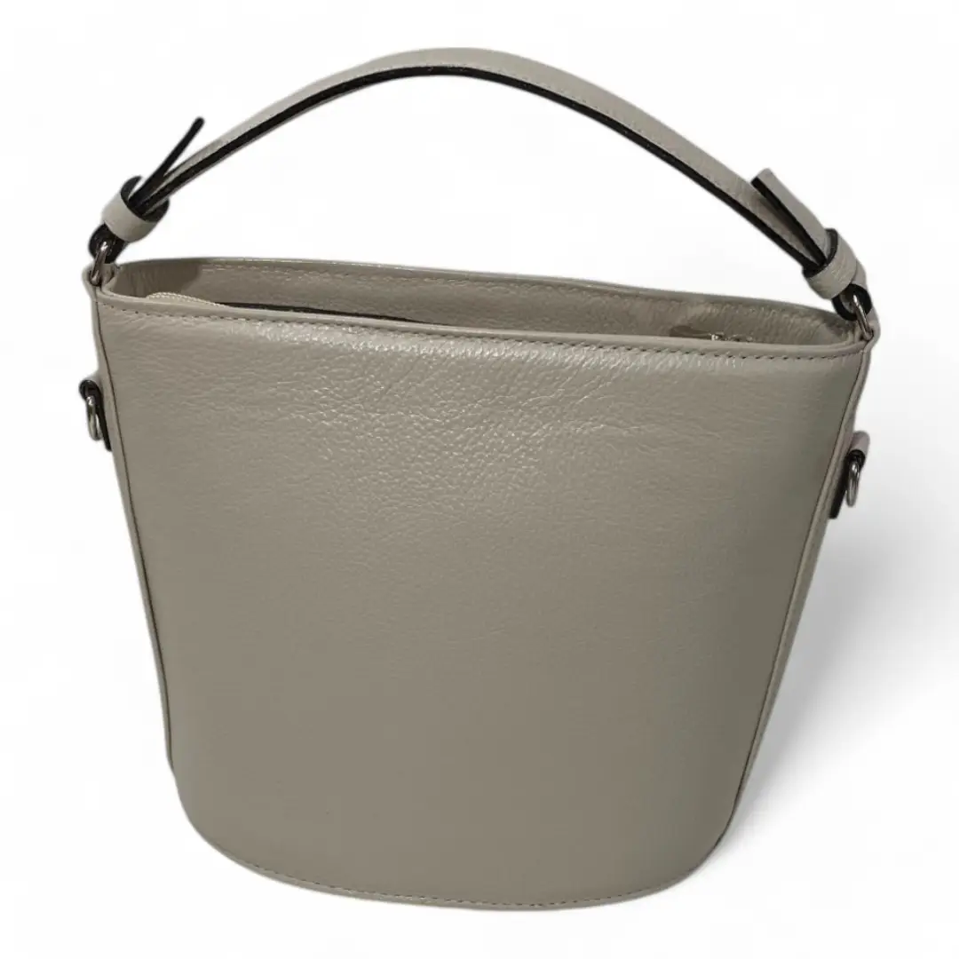 Bolsa Couro Legitimo Feminina Transversal Ombro Duas Alças - Imagem 3