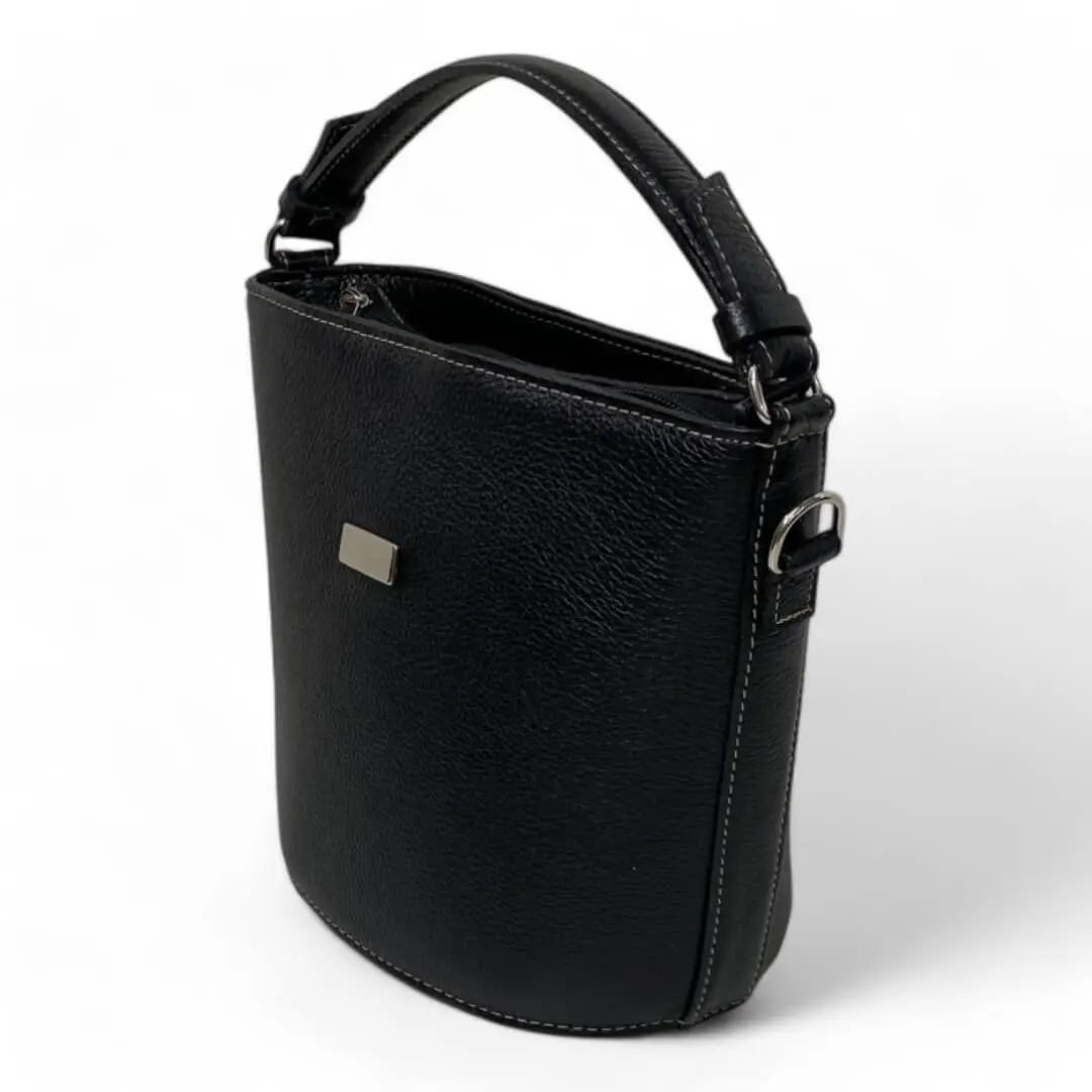 Bolsa Couro Legitimo Feminina Transversal Ombro Duas Alças - Imagem 43