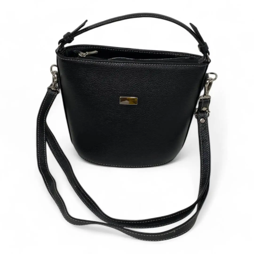 Bolsa Couro Legitimo Feminina Transversal Ombro Duas Alças - Imagem 31