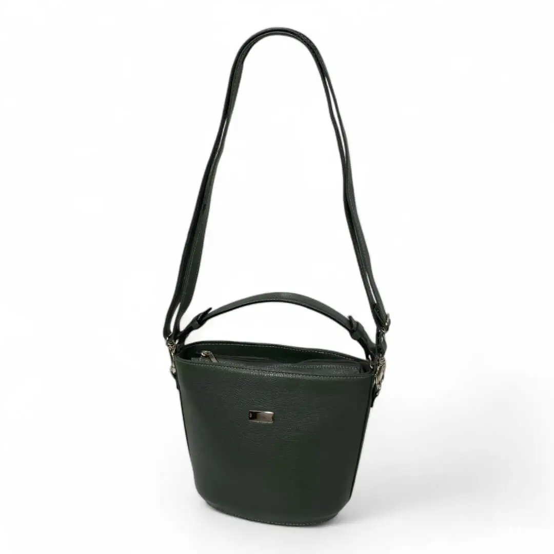Bolsa Couro Legitimo Feminina Transversal Ombro Duas Alças - Imagem 35