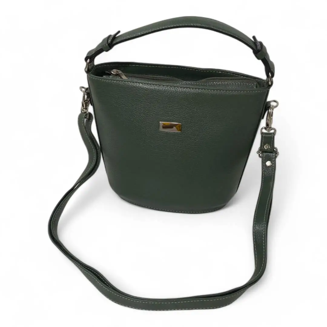 Bolsa Couro Legitimo Feminina Transversal Ombro Duas Alças - Imagem 36