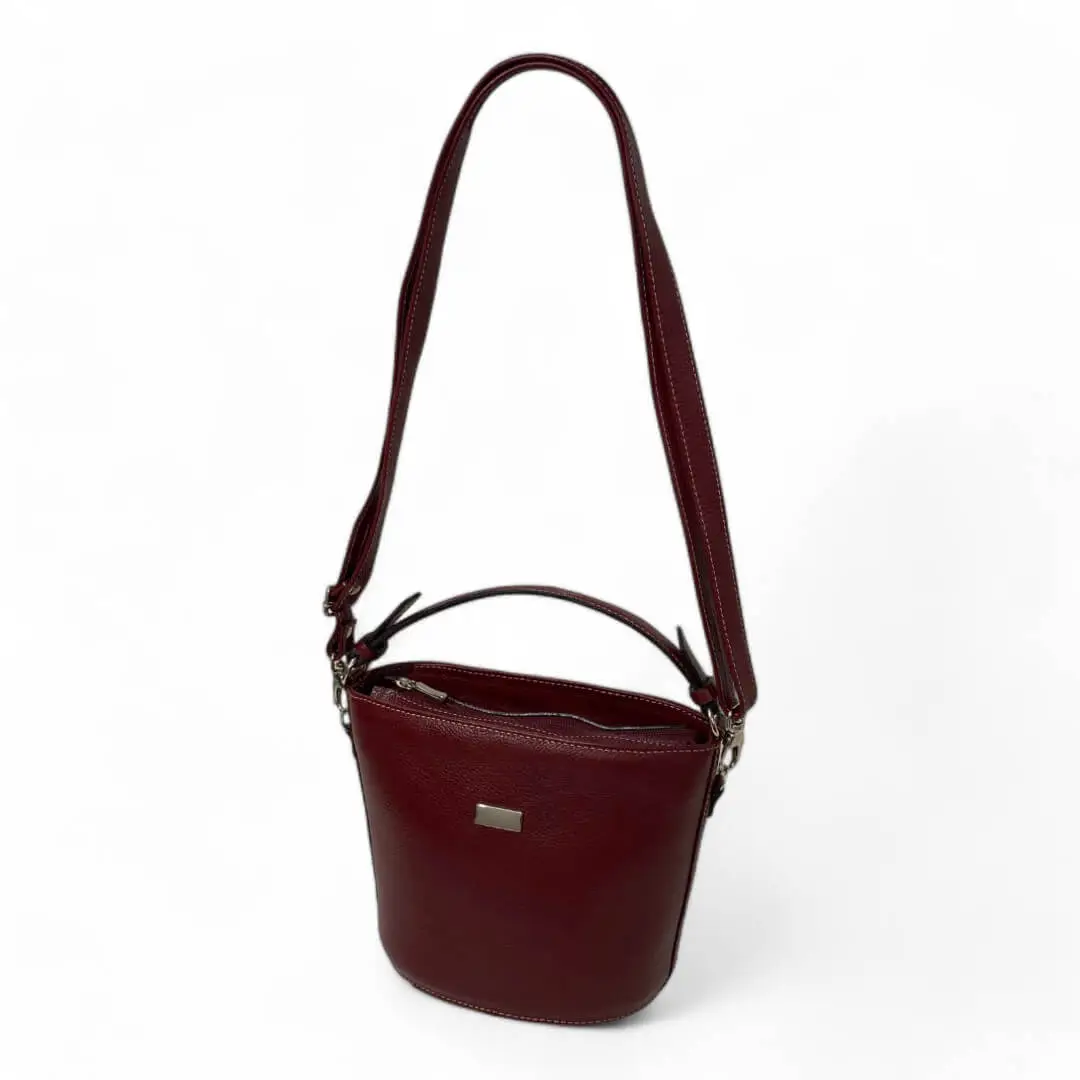 Bolsa Couro Legitimo Feminina Transversal Ombro Duas Alças - Imagem 37