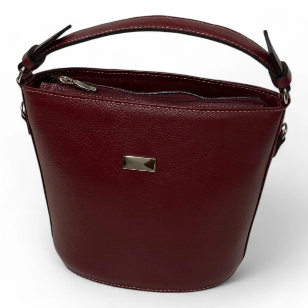 Bolsa Couro Legitimo Feminina Transversal Ombro Duas Alças - Imagem 39