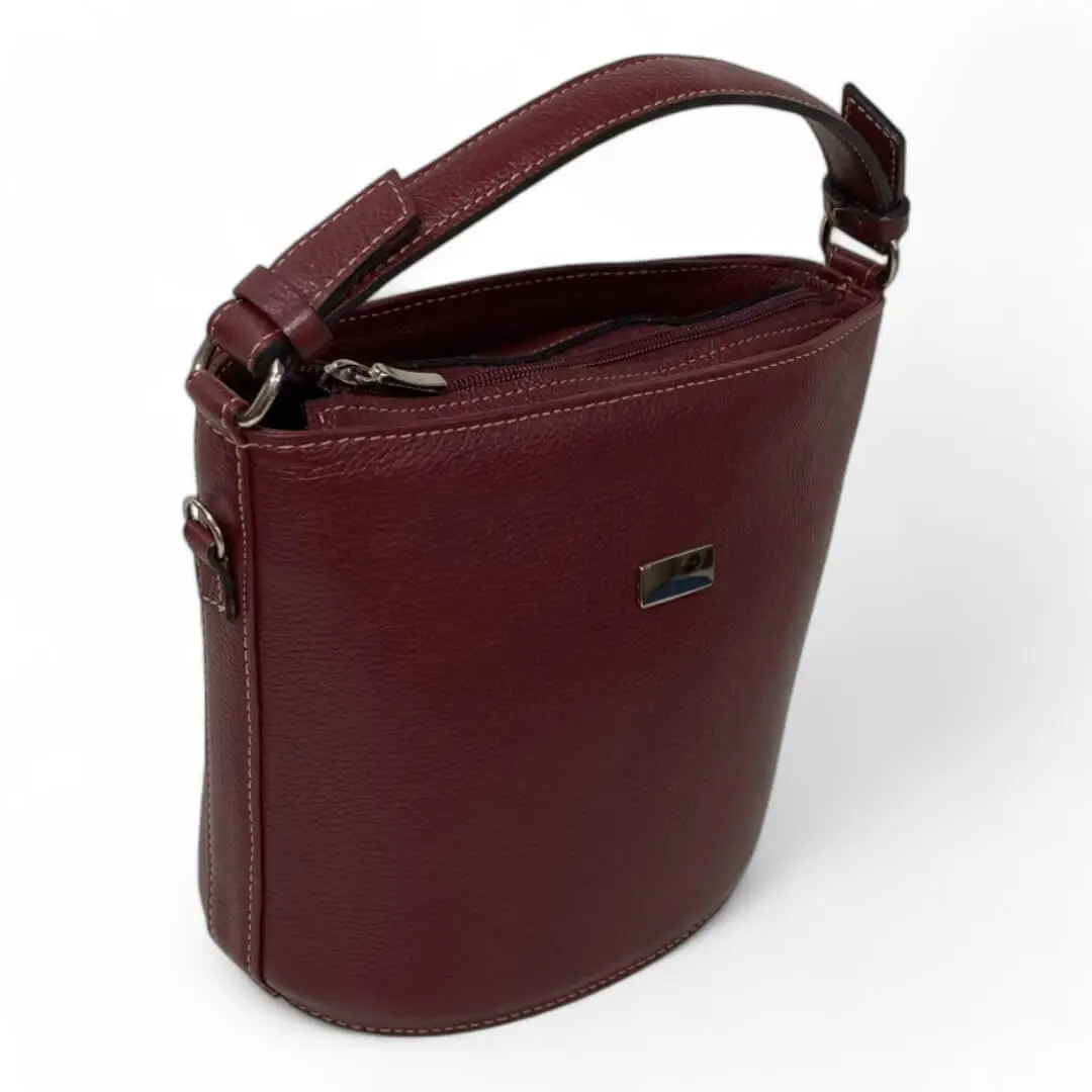 Bolsa Couro Legitimo Feminina Transversal Ombro Duas Alças - Imagem 40