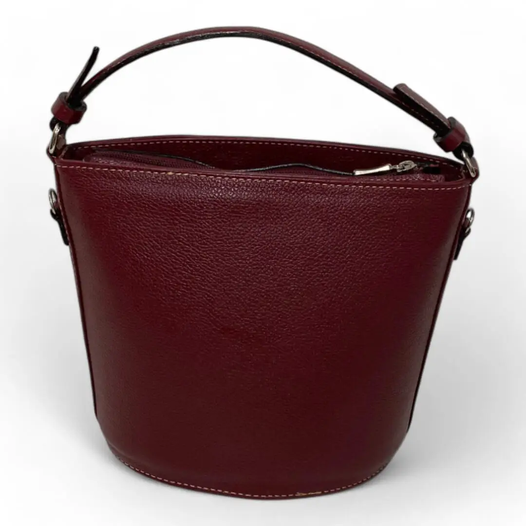 Bolsa Couro Legitimo Feminina Transversal Ombro Duas Alças - Imagem 41