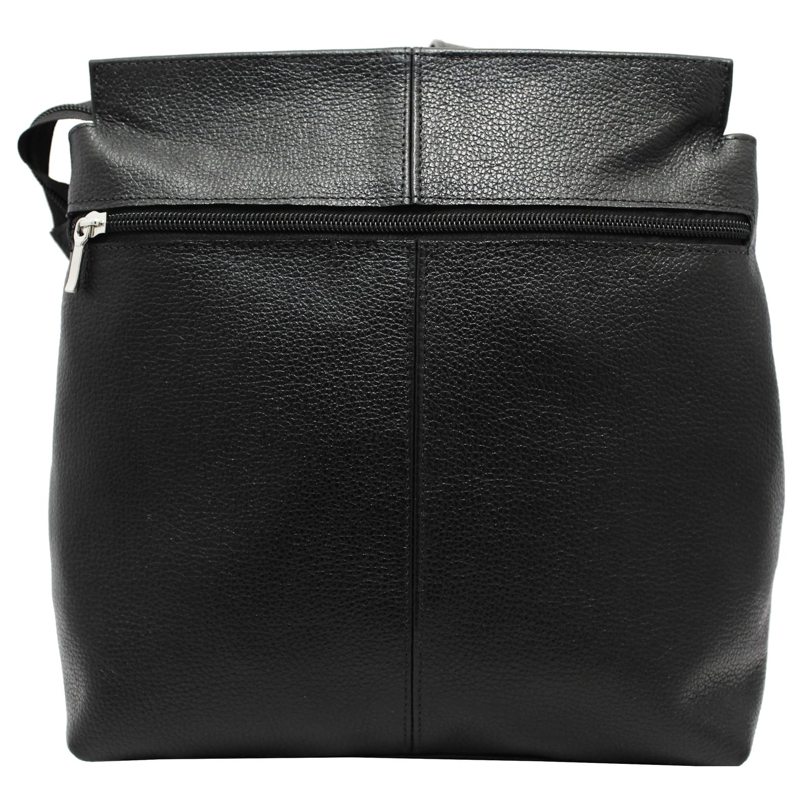 Mochila Em Couro Feminina Grande Bolsos Social Casual - Imagem 6