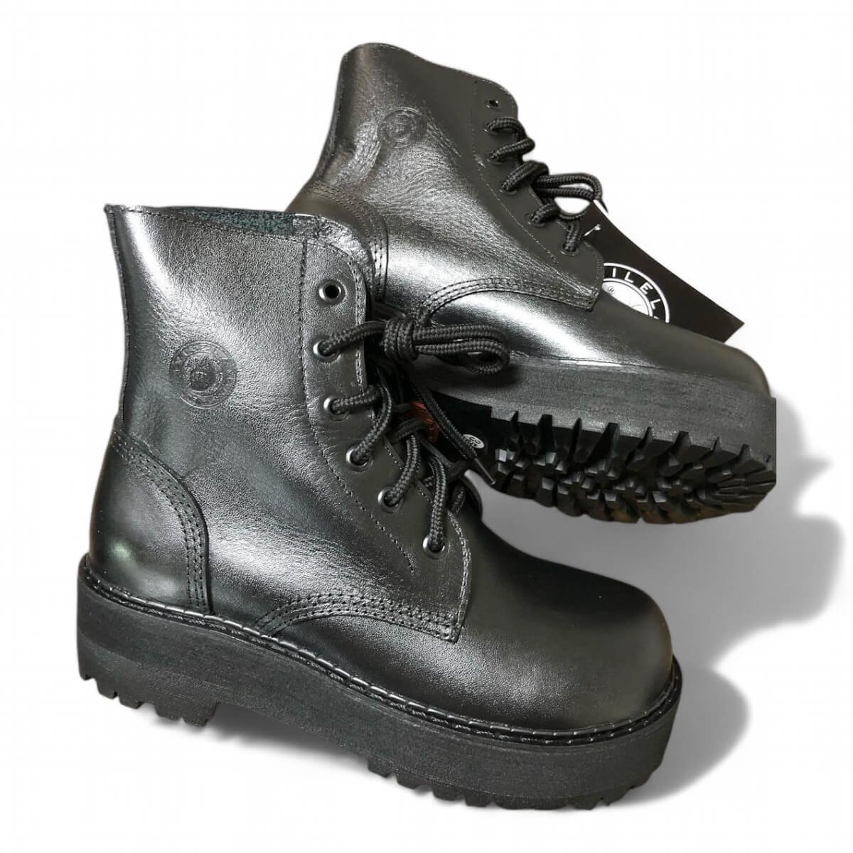 Coturno Couro Bovino Legitimo Cano Baixo Ref081 - Imagem 3