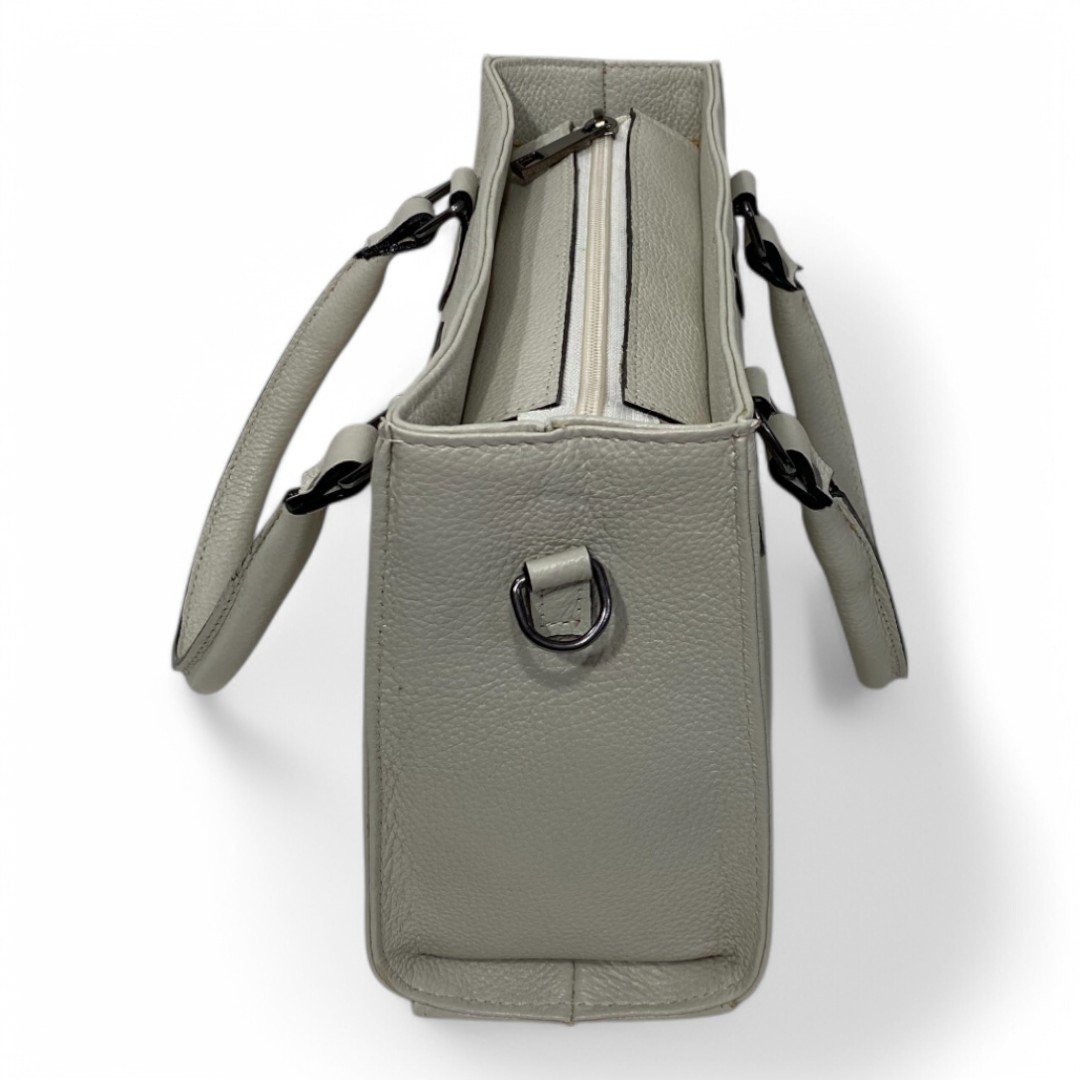 Bolsa Couro Legitimo Feminina Transversal Ombro Duas Alças Bau - Imagem 46