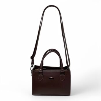 Bolsa Couro Legitimo Feminina Transversal Ombro Duas Alças Bau - Image 41