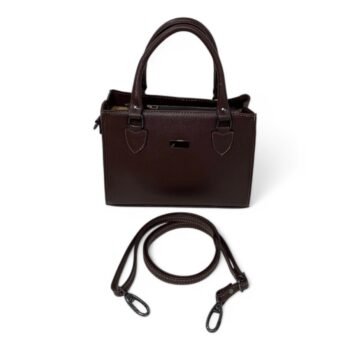 Bolsa Couro Legitimo Feminina Transversal Ombro Duas Alças Bau - Image 40