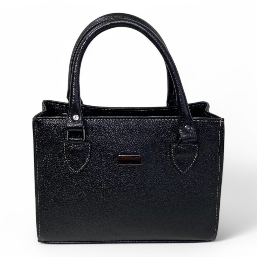 Bolsa Couro Legitimo Feminina Transversal Ombro Duas Alças Bau - Imagem 36