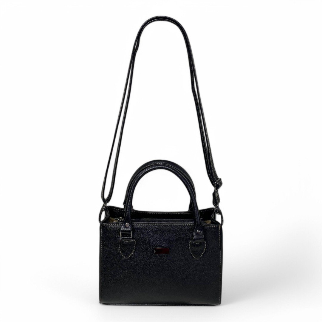 Bolsa Couro Legitimo Feminina Transversal Ombro Duas Alças Bau - Imagem 31