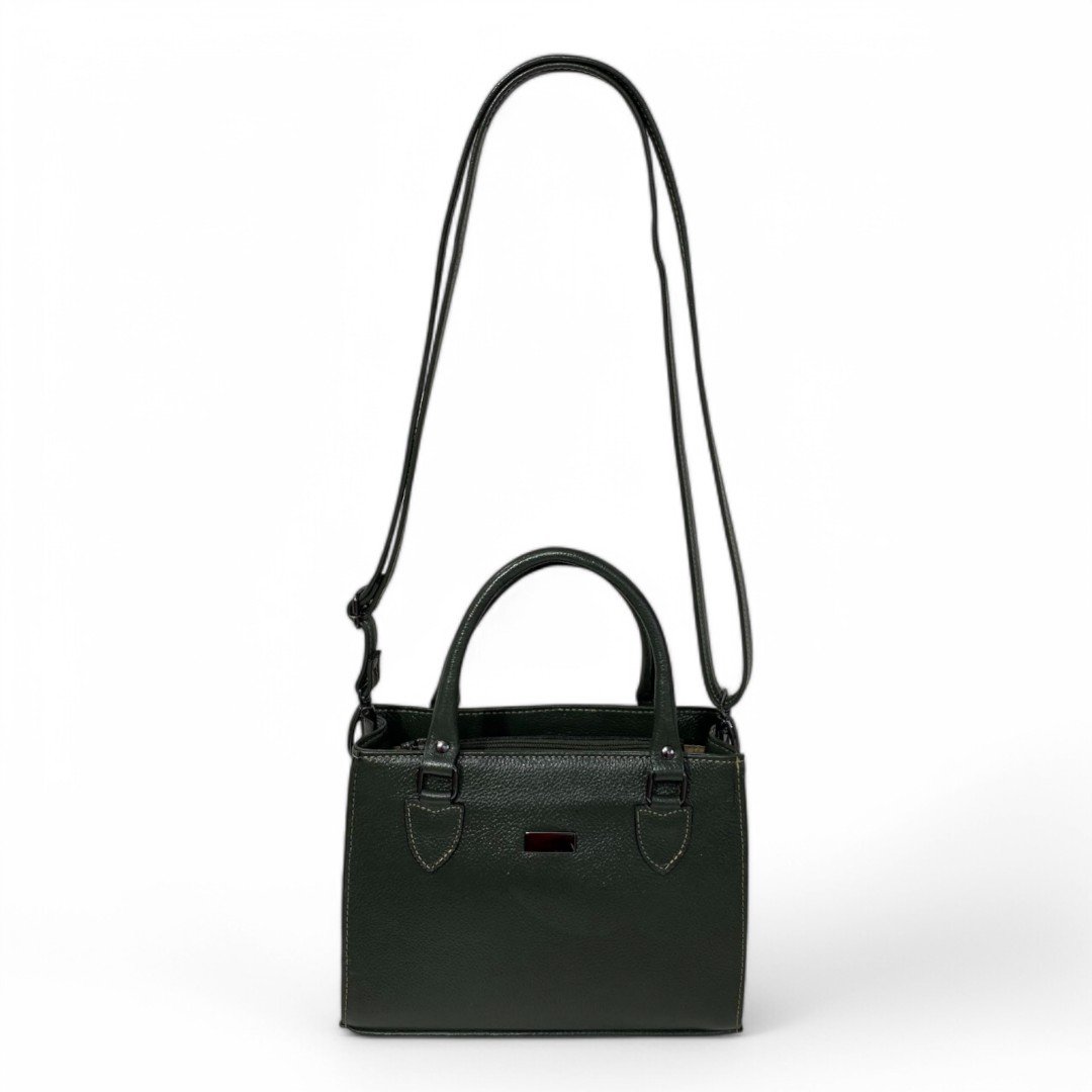 Bolsa Couro Legitimo Feminina Transversal Ombro Duas Alças Bau - Imagem 26