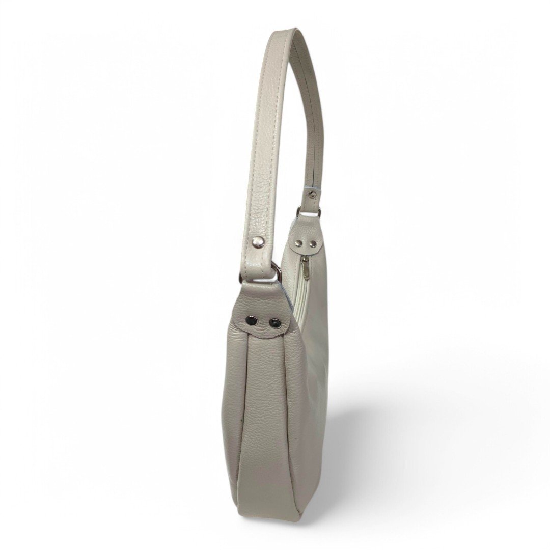 Bolsa Meia Lua Couro Bovino Média Ombro Social Festa - Imagem 24