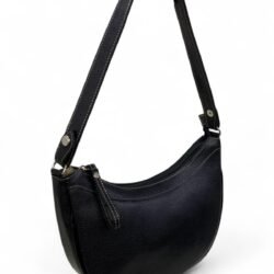 Bolsa Meia Lua Couro Bovino Média Ombro Social Festa