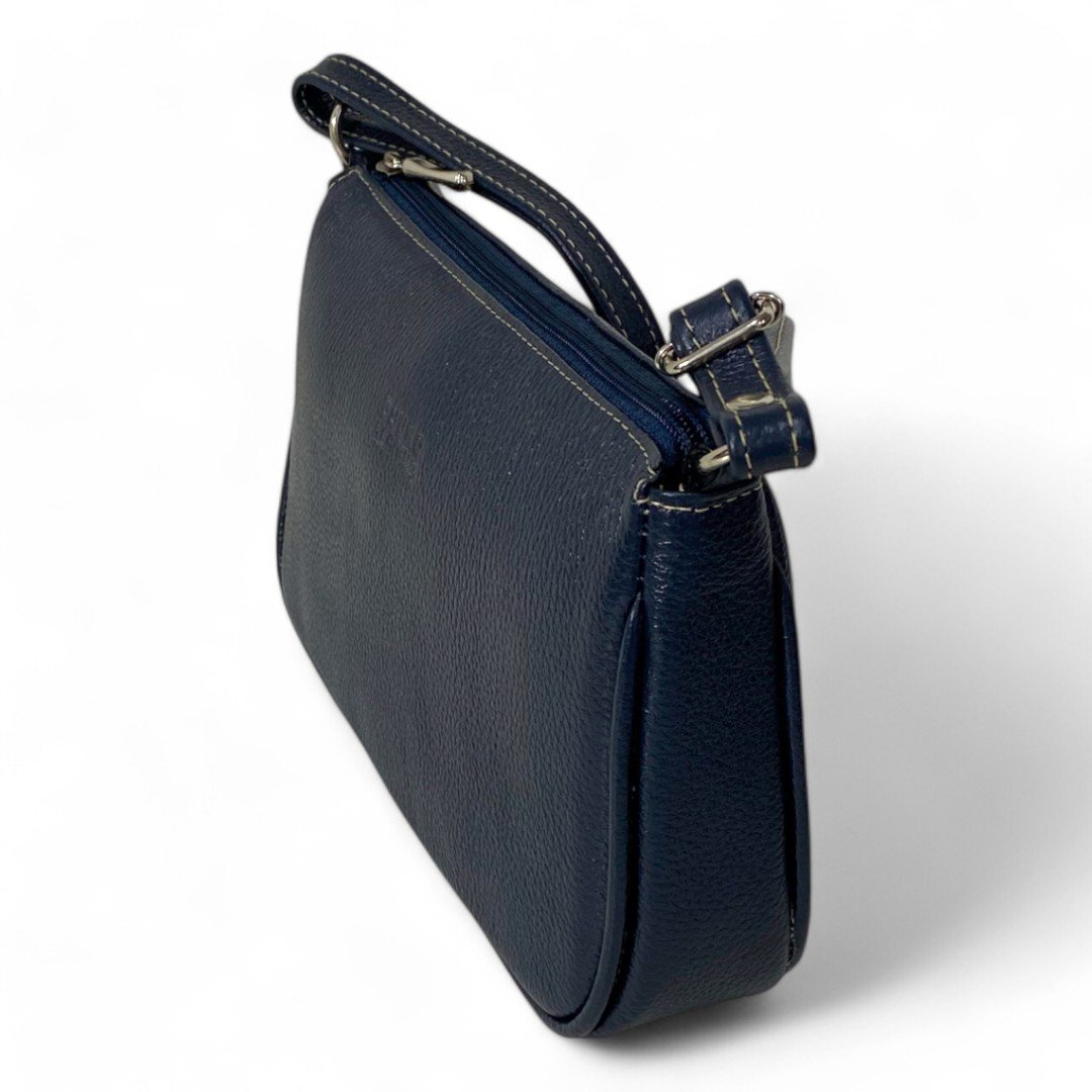 Bolsa Feminina Couro Legítimo Pequena Lisa Clutch Tiracolo - Imagem 32