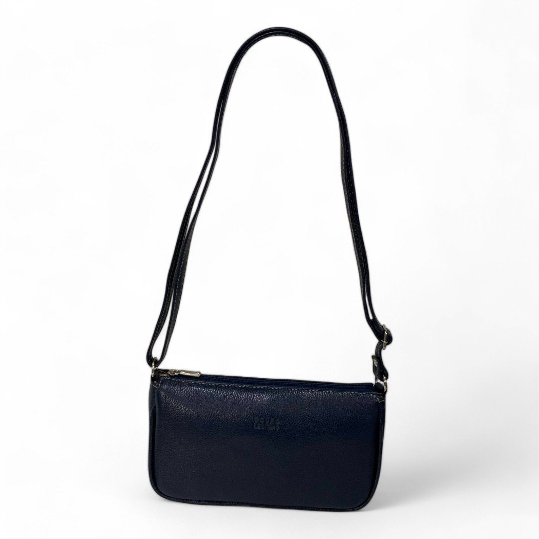 Bolsa Feminina Couro Legítimo Pequena Lisa Clutch Tiracolo - Imagem 37