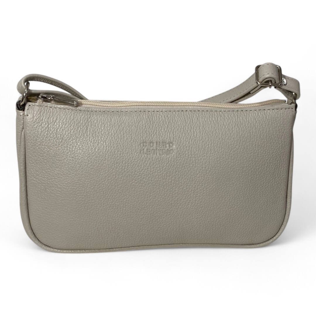 Bolsa Feminina Couro Legítimo Pequena Lisa Clutch Tiracolo - Imagem 24