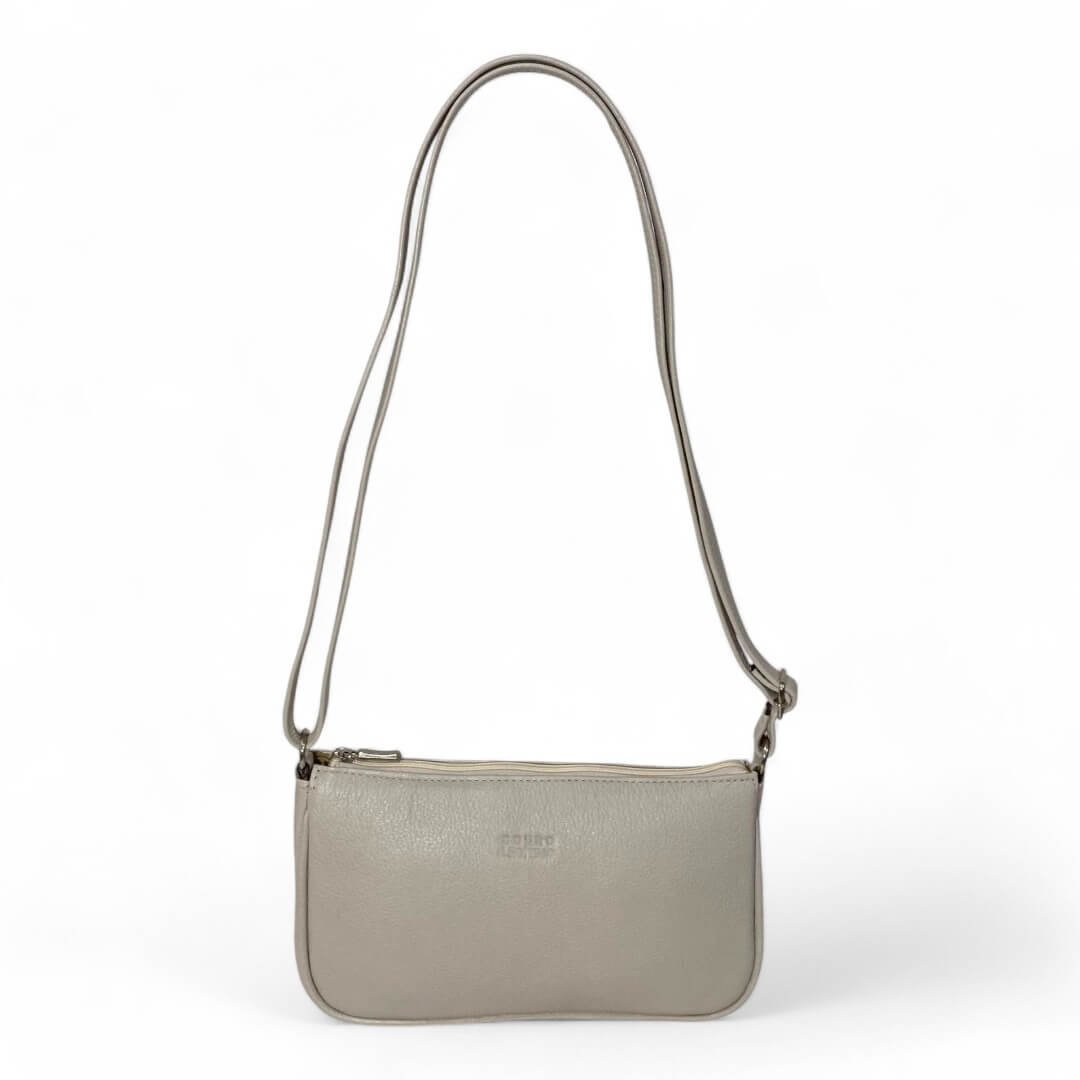 Bolsa Feminina Couro Legítimo Pequena Lisa Clutch Tiracolo - Imagem 21