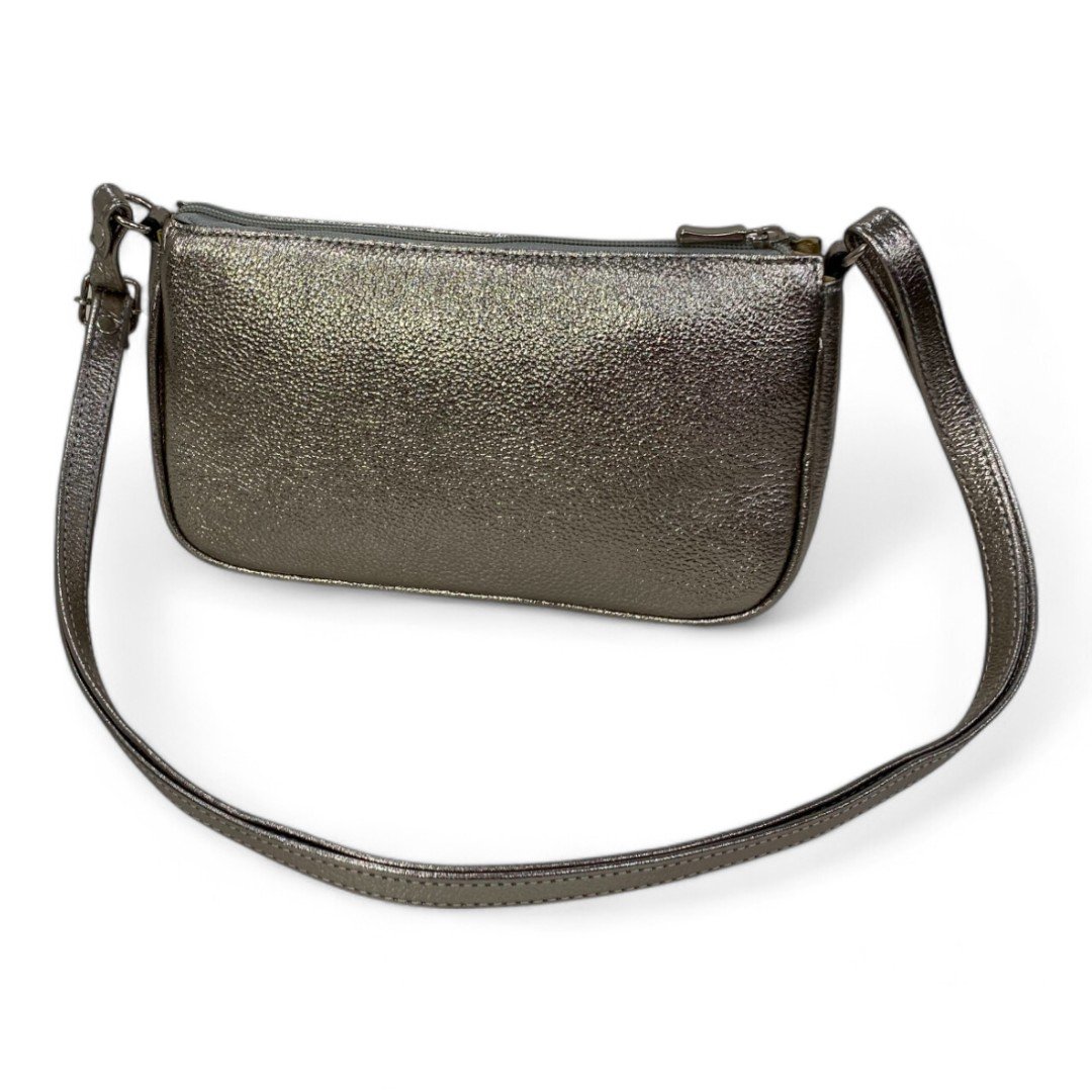 Bolsa Feminina Couro Legítimo Pequena Lisa Clutch Tiracolo - Imagem 54