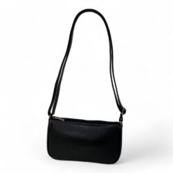 Bolsa Feminina Couro Legítimo Pequena Lisa Clutch Tiracolo