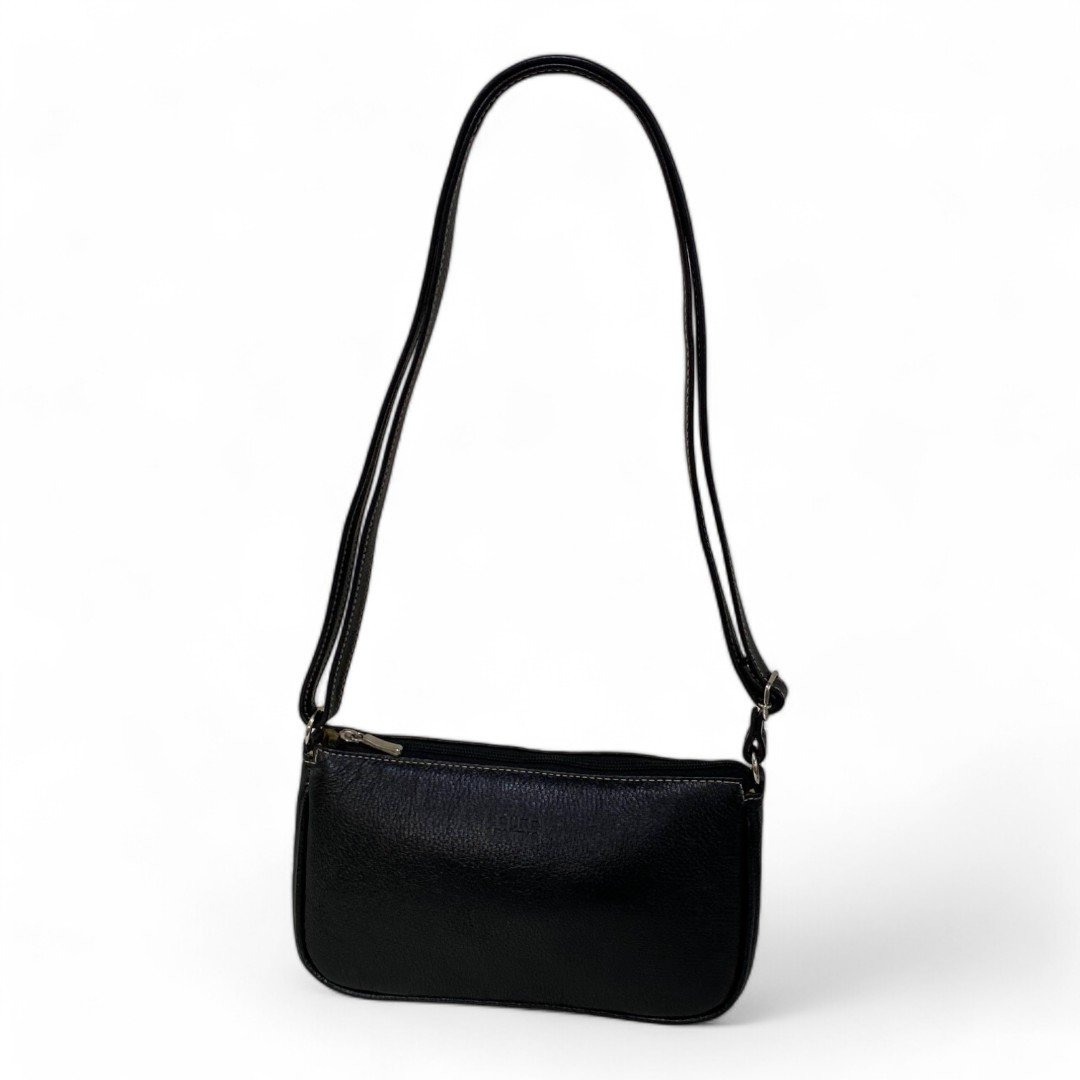 Bolsa Feminina Couro Legítimo Pequena Lisa Clutch Tiracolo