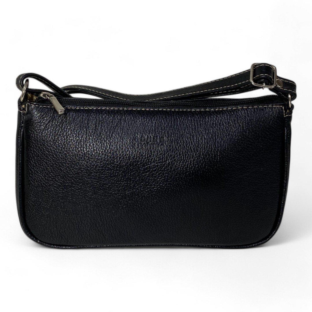 Bolsa Feminina Couro Legítimo Pequena Lisa Clutch Tiracolo - Imagem 44