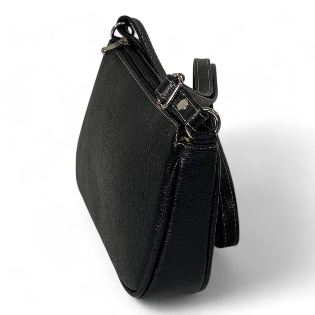 Bolsa Feminina Couro Legítimo Pequena Lisa Clutch Tiracolo - Imagem 46