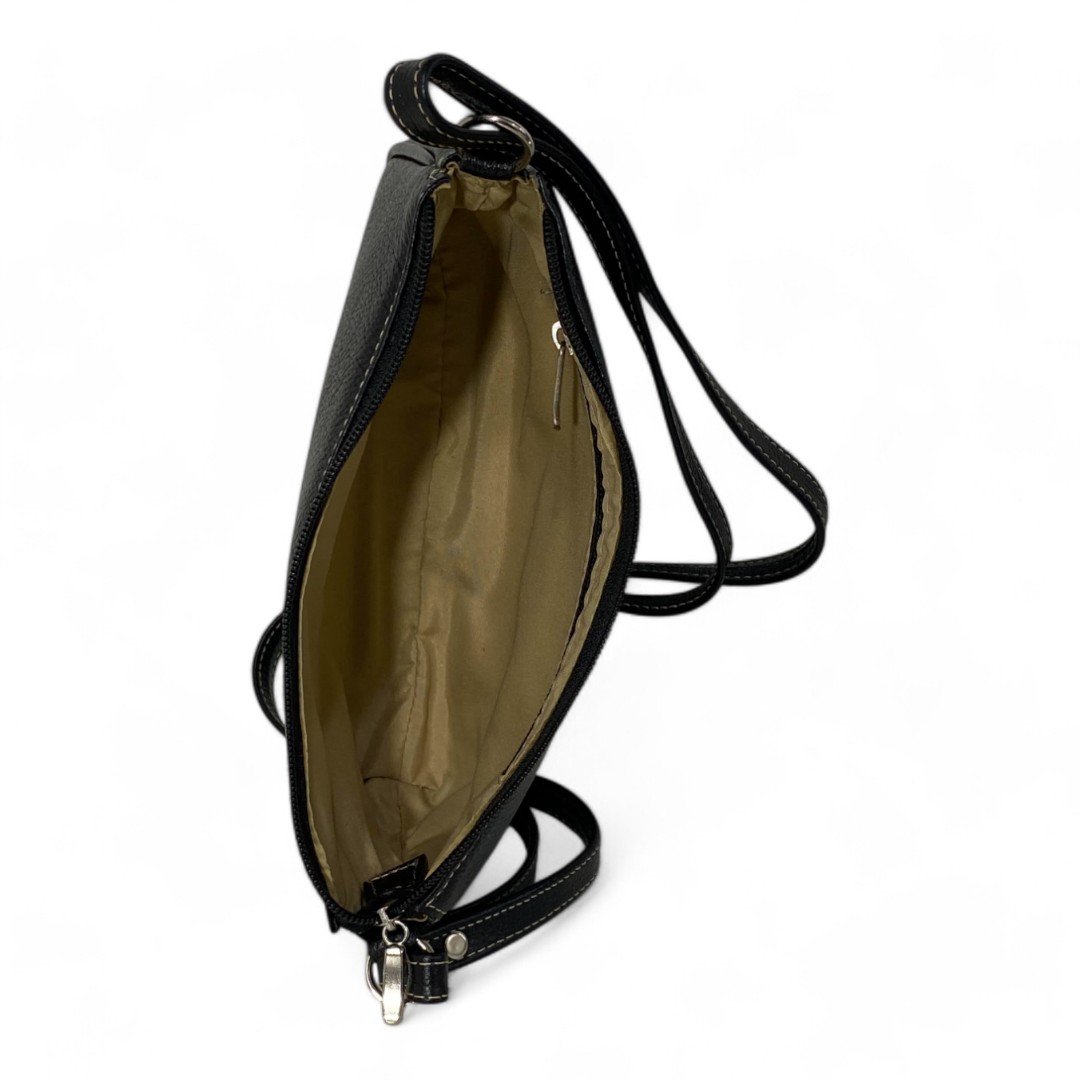 Bolsa Feminina Couro Legítimo Pequena Lisa Clutch Tiracolo - Imagem 47