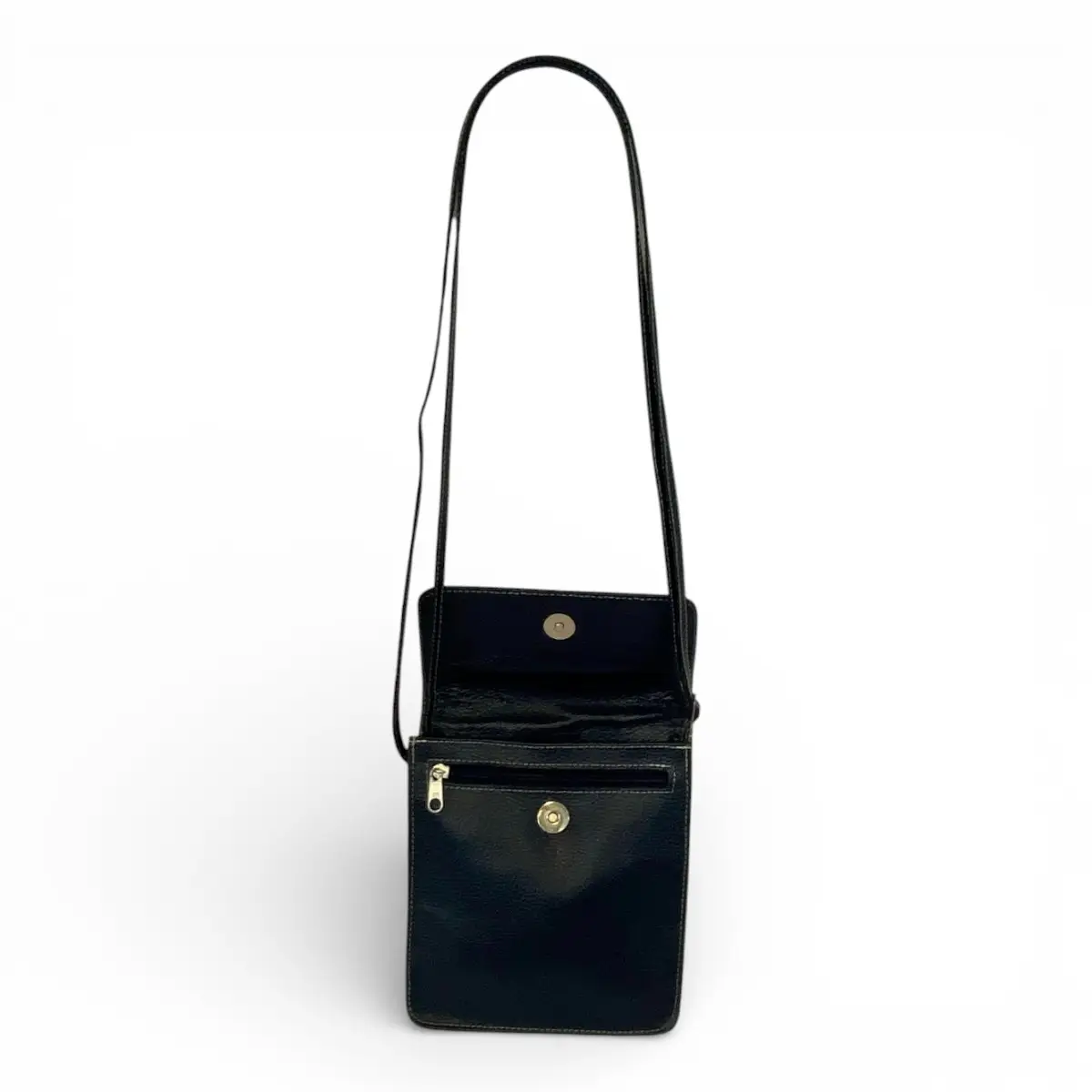 Bolsa Couro Transversal Feminina Tampa Porta Celular - Imagem 49