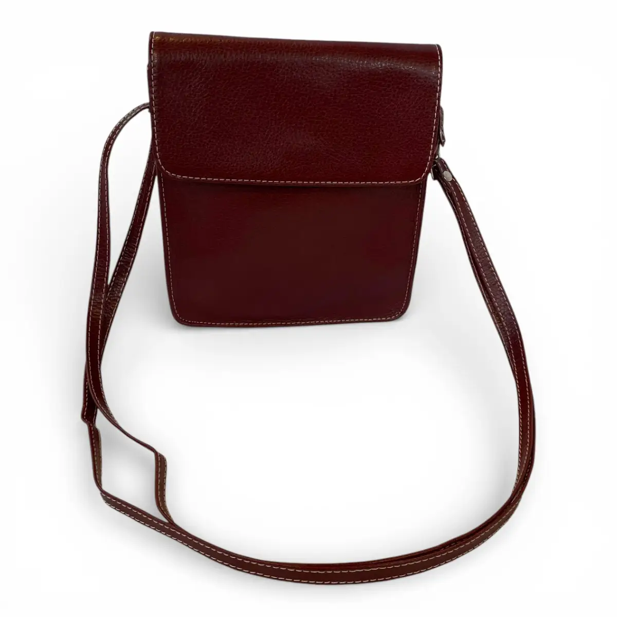 Bolsa Couro Transversal Feminina Tampa Porta Celular - Imagem 6
