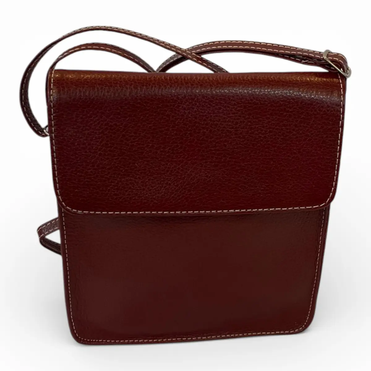 Bolsa Couro Transversal Feminina Tampa Porta Celular - Imagem 4