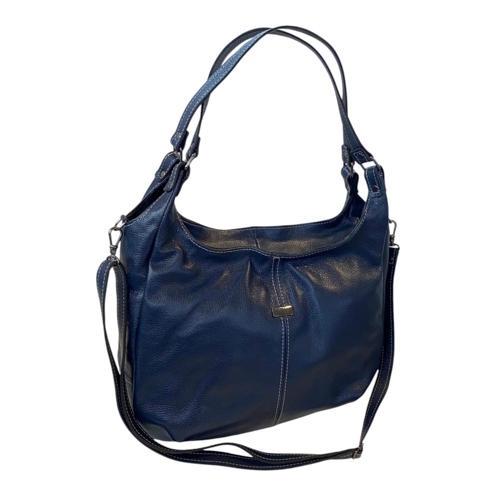 Bolsa Feminina Hobo Couro Legítimo Ombro E Transversal Luxo - Imagem 18