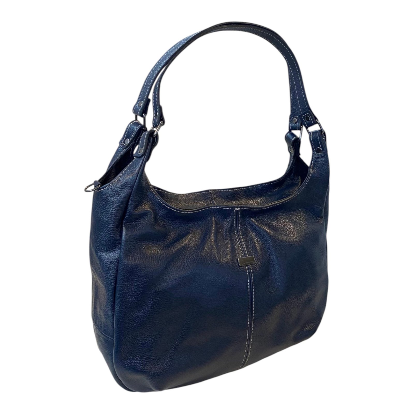 Bolsa Feminina Hobo Couro Legítimo Ombro E Transversal Luxo - Imagem 14
