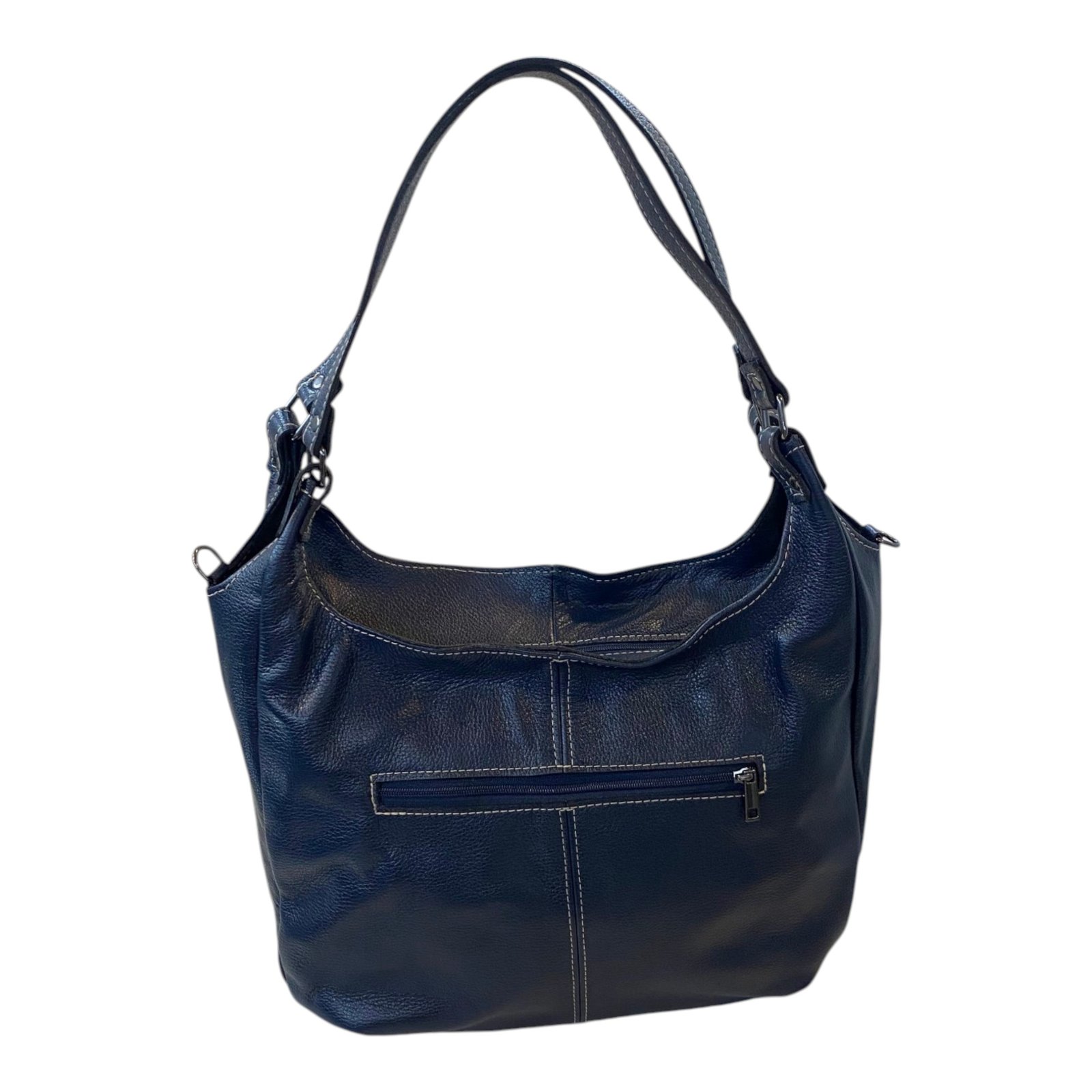 Bolsa Feminina Hobo Couro Legítimo Ombro E Transversal Luxo - Imagem 12