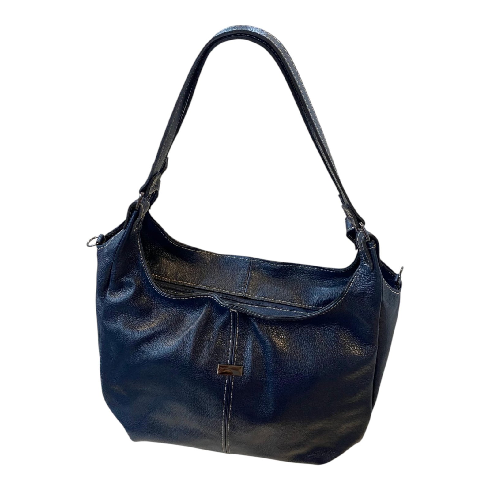 Bolsa Feminina Hobo Couro Legítimo Ombro E Transversal Luxo - Imagem 10