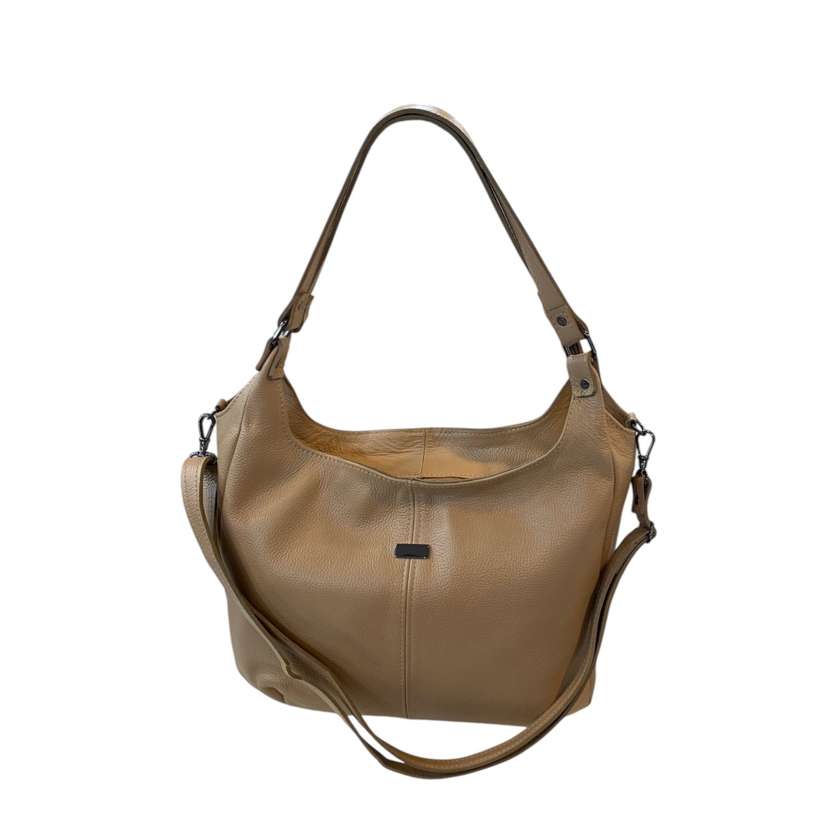 Bolsa Feminina Hobo Couro Legítimo Ombro E Transversal Luxo - Imagem 64