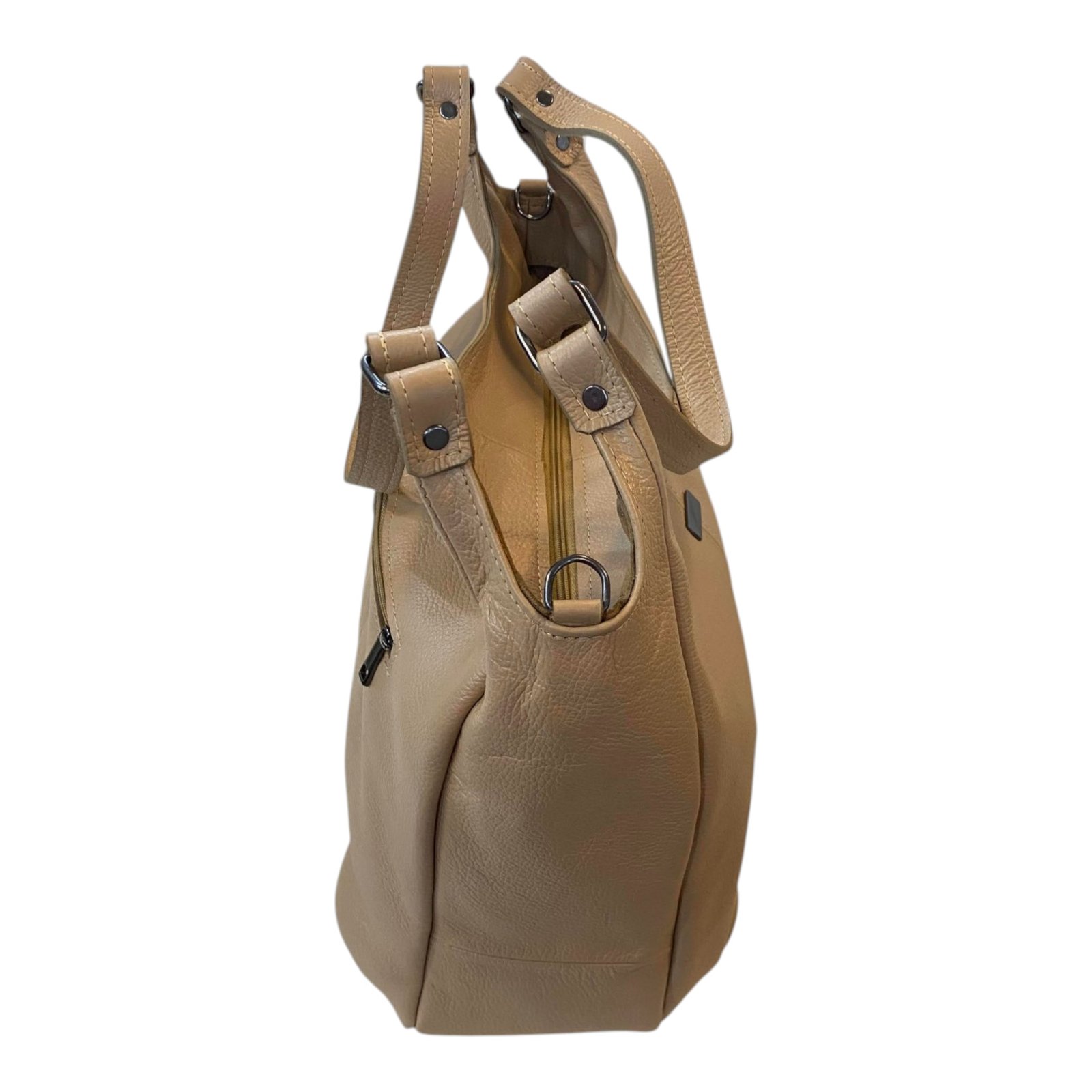 Bolsa Feminina Hobo Couro Legítimo Ombro E Transversal Luxo - Imagem 61