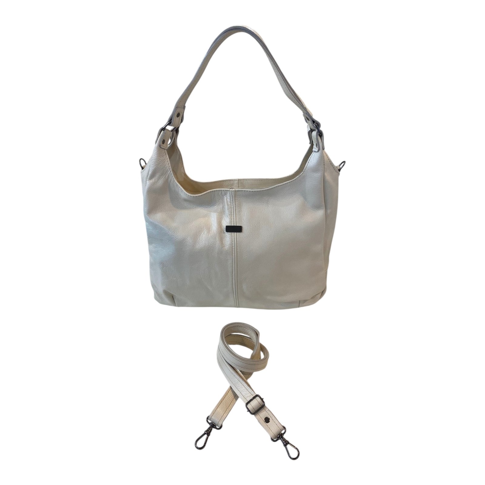 Bolsa Feminina Hobo Couro Legítimo Ombro E Transversal Luxo - Imagem 52