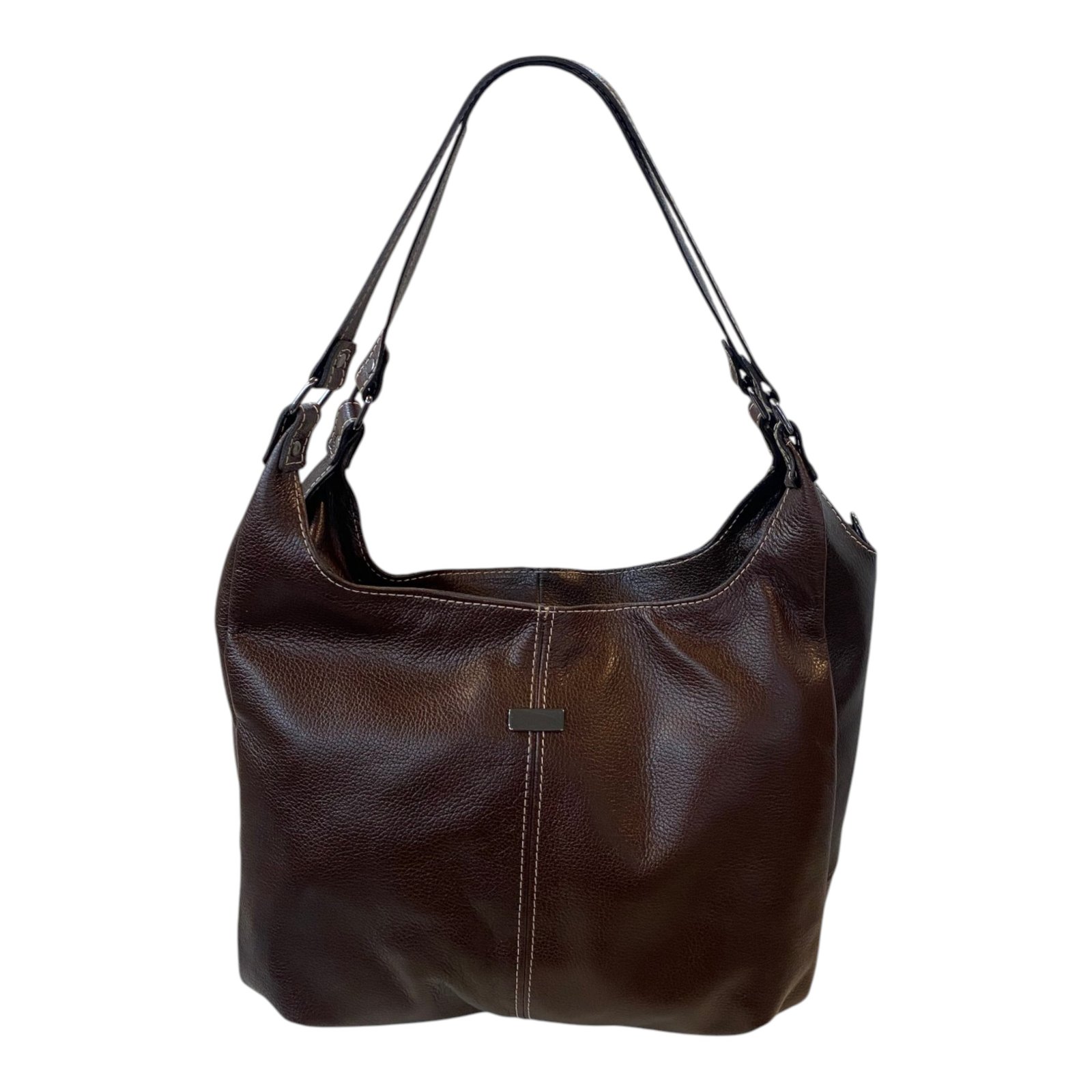 Bolsa Feminina Hobo Couro Legítimo Ombro E Transversal Luxo - Imagem 51